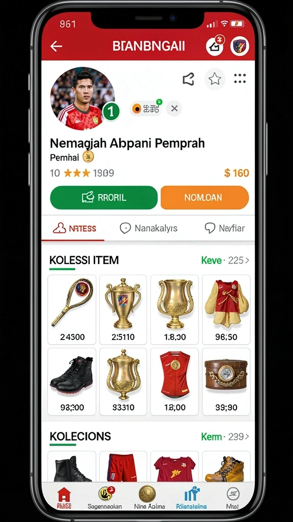 Lingkungan yang luas dan indah untuk dijelajahi.