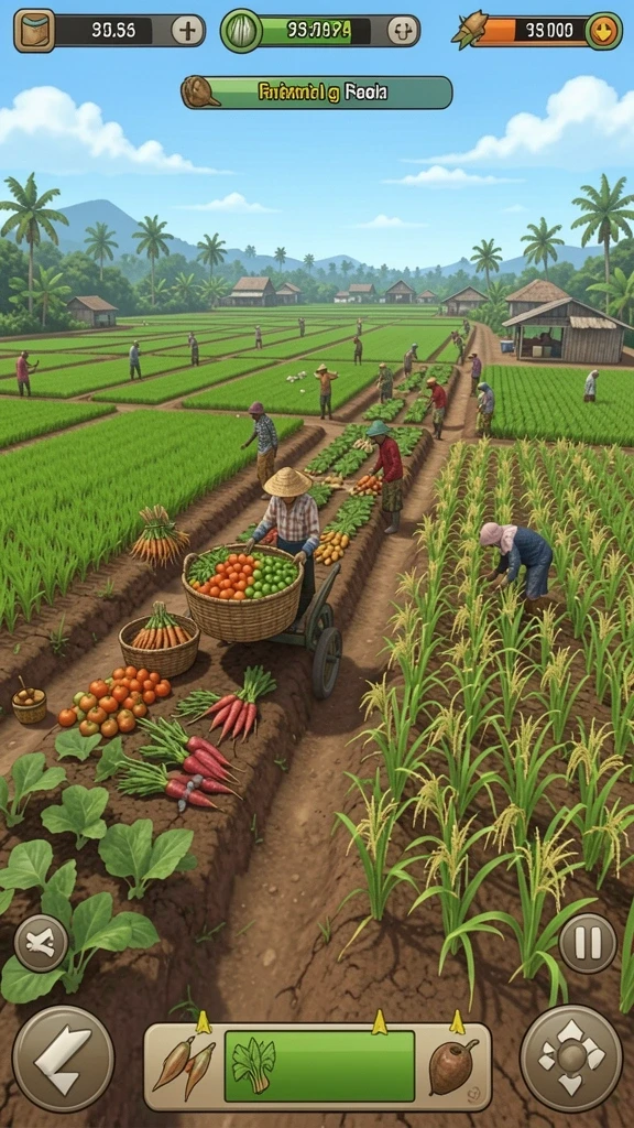 Tampilan karakter yang keren dan detail.