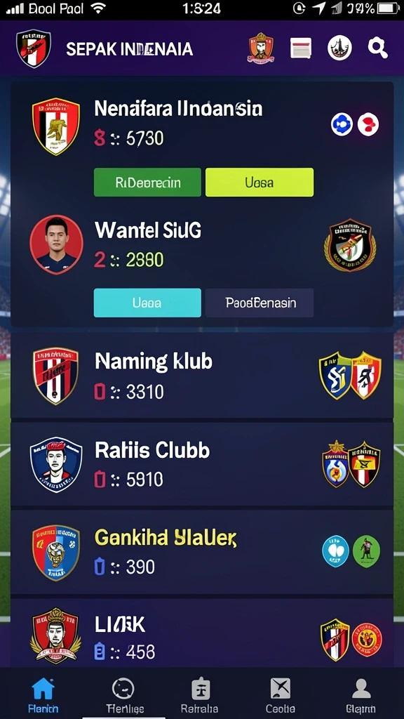 Grafis yang menarik dan penuh warna.