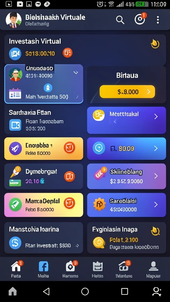 Tampilan grafis yang cerah dan menarik.