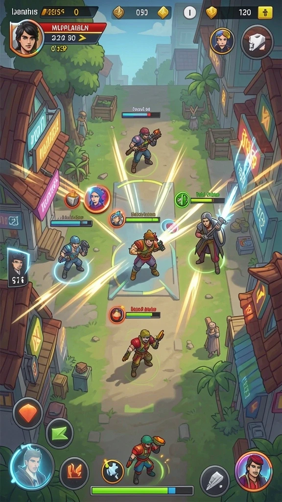 Fitur multiplayer untuk bermain dengan teman.