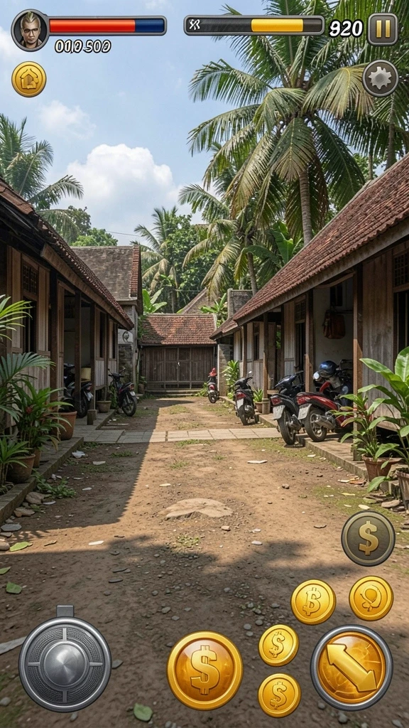 Tampilan karakter yang dapat dikustomisasi oleh pemain.