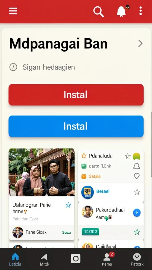 Menampilkan aksi seru dalam pertempuran.