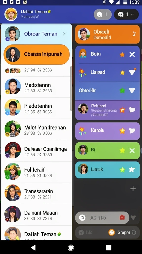 Tampilan antarmuka yang ramah pengguna.