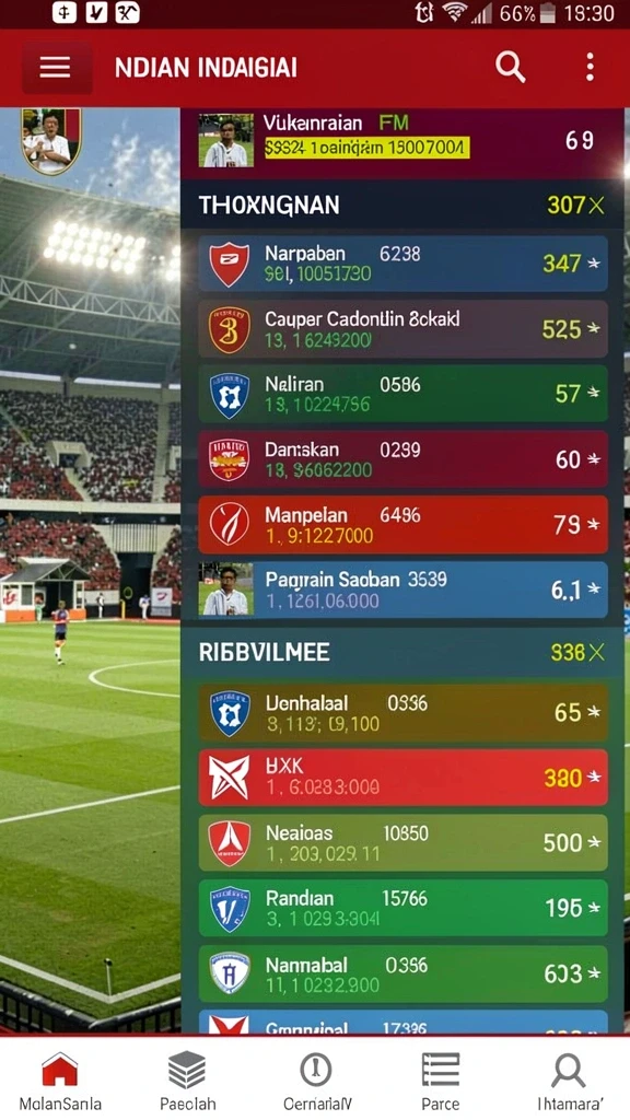 Menampilkan berbagai level permainan yang seru dan menantang.