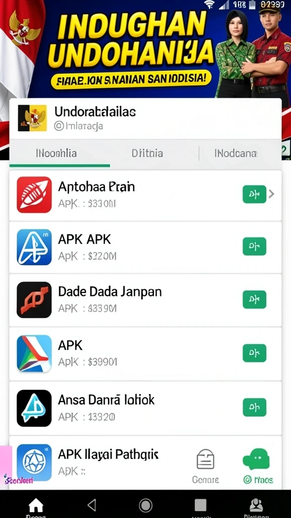 Tampilan antarmuka yang ramah pengguna.