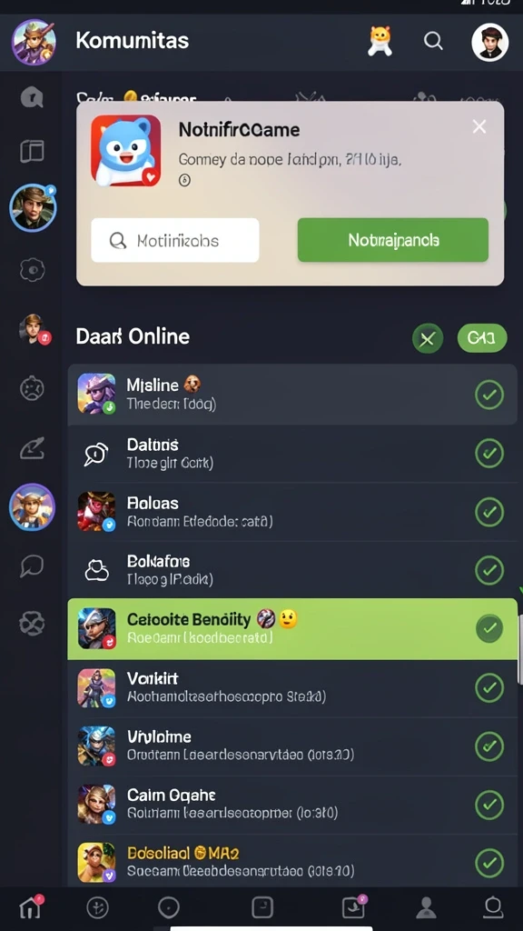 Bergabung dalam tantangan multiplayer yang seru.