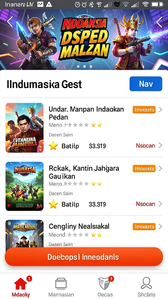 Karakter-karakter unik dengan desain yang keren.