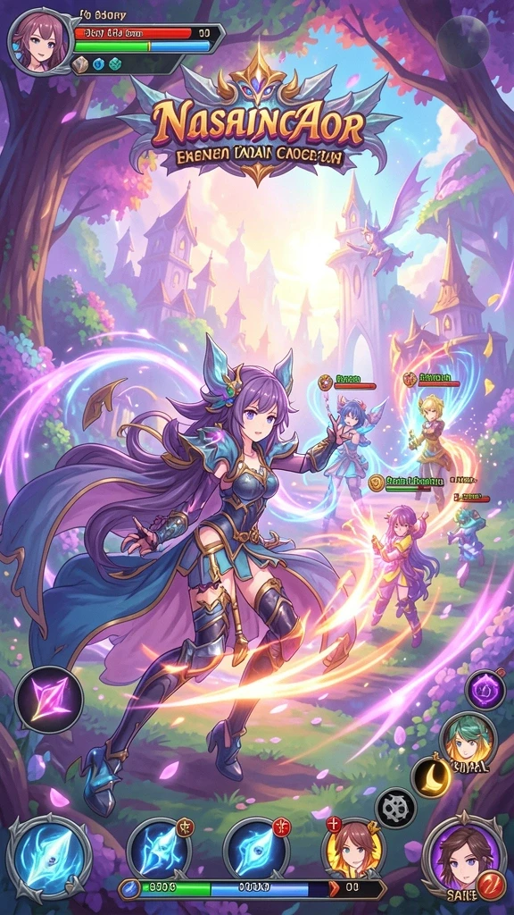 Gameplay yang seru dan menantang di setiap level.