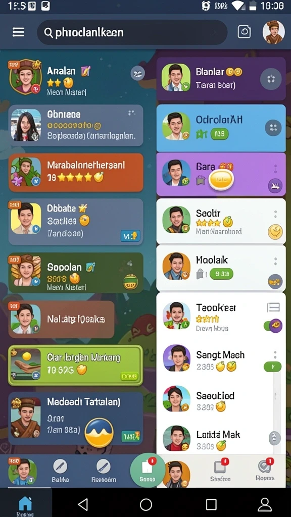 Beragam pilihan permainan yang seru dan menguntungkan.