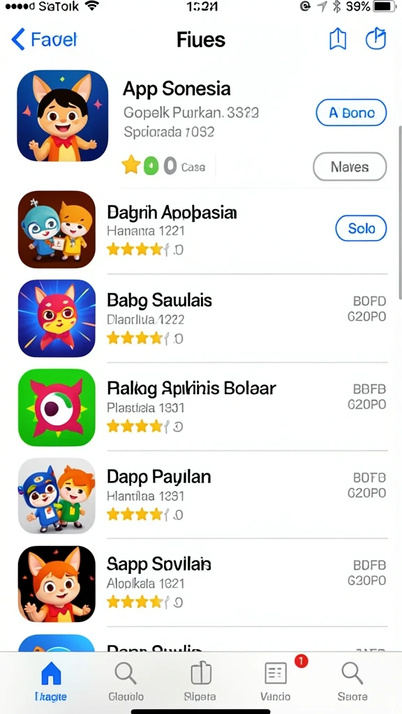 Tantangan menarik di setiap level permainan.