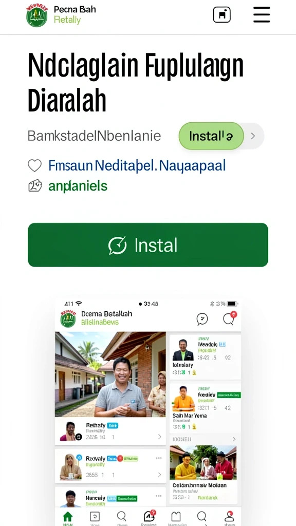 Tampilan awal aplikasi HAPPYBET188 yang menarik.