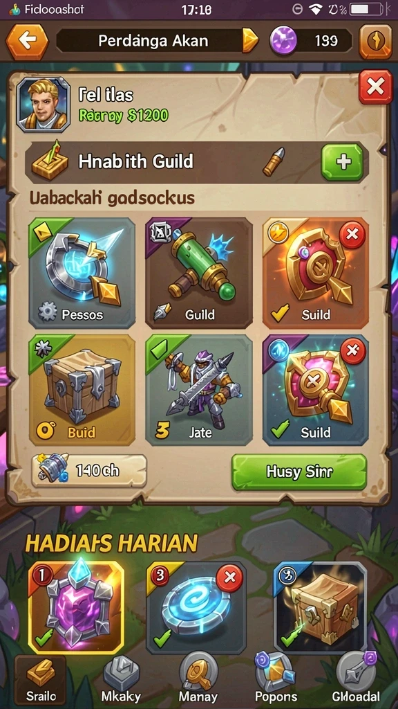 Tampilan antarmuka yang ramah pengguna dan menarik.