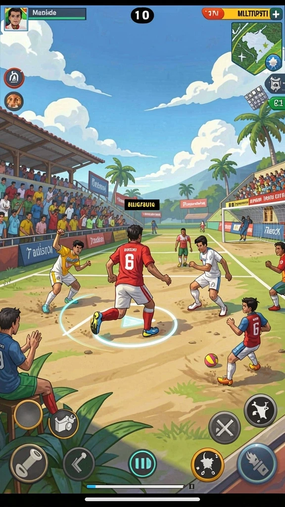 Karakter unik yang bisa dipilih sesuai gaya bermain.