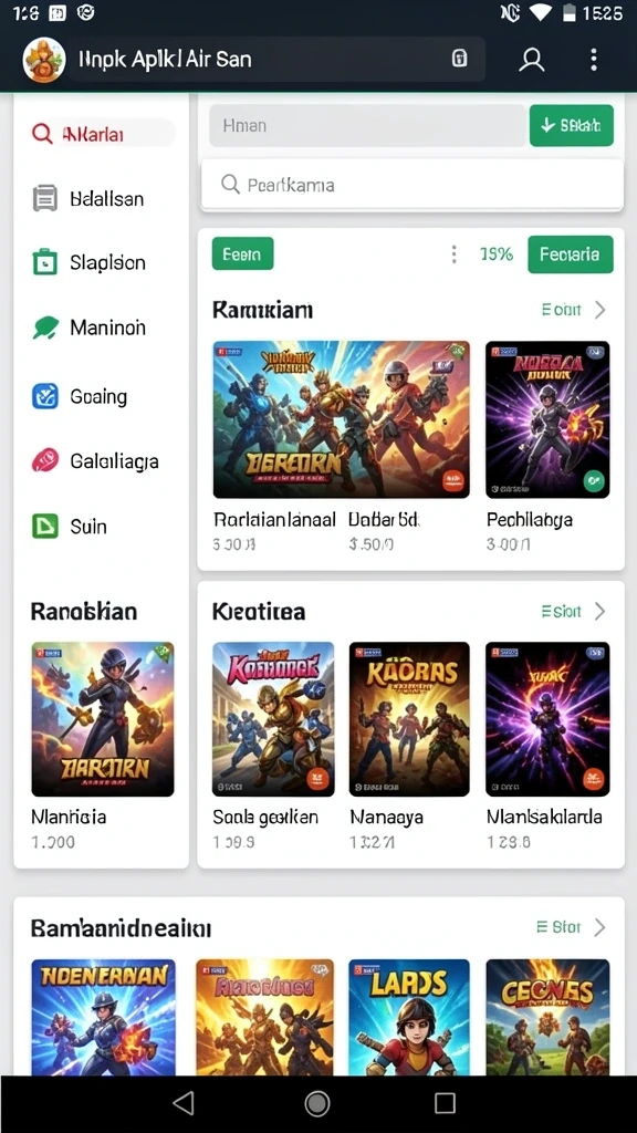Tampilan antarmuka yang menarik dan user-friendly.