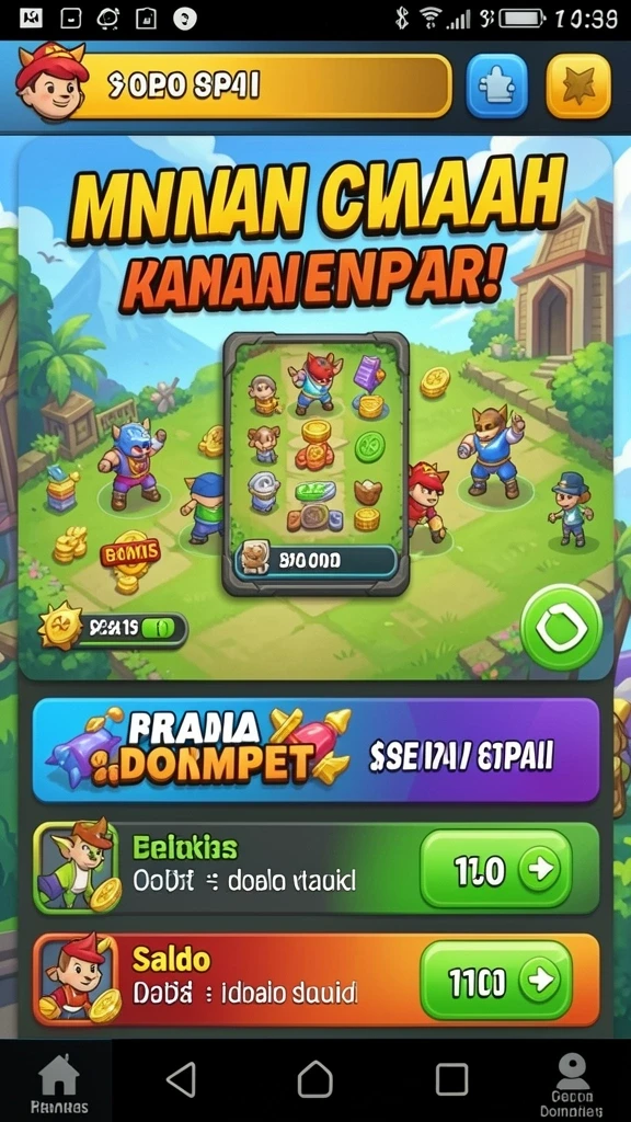 Tangkapan layar yang menunjukkan opsi upgrade karakter.
