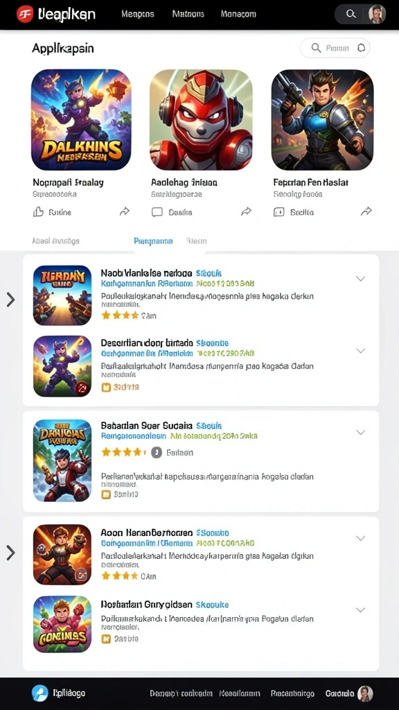 Ilustrasi tantangan seru yang harus dihadapi pemain.