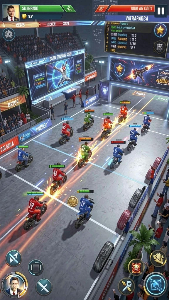Level yang menantang dengan rintangan seru.
