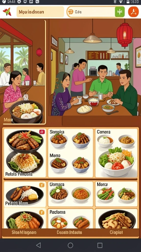 Tampilan antarmuka pengguna yang menarik dan mudah dinavigasi.