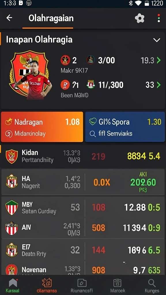 Screenshot menampilkan berbagai pilihan permainan yang tersedia.