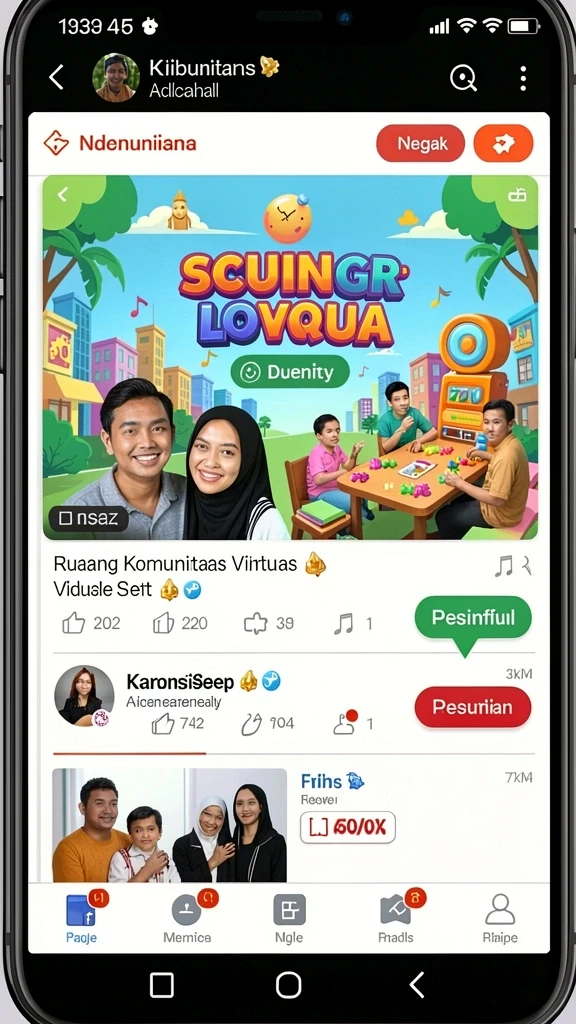 Tampilan awal permainan yang menakjubkan.