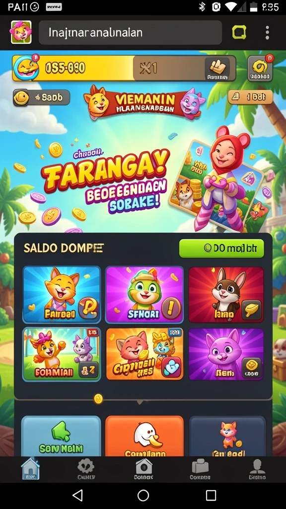 Fitur sosial untuk berbagi pengalaman bermain.