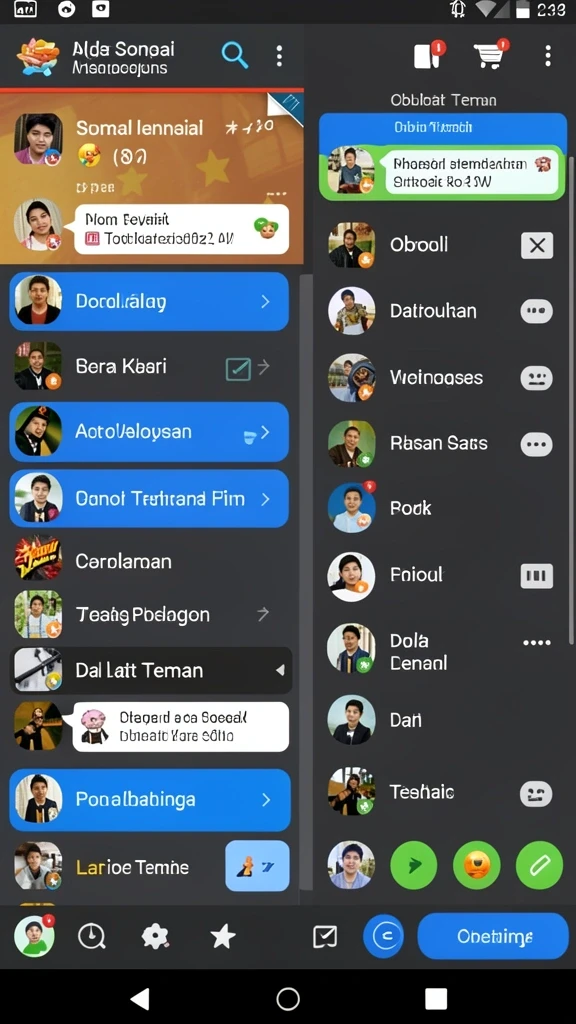 Tampilan karakter utama yang stylish dan atraktif.