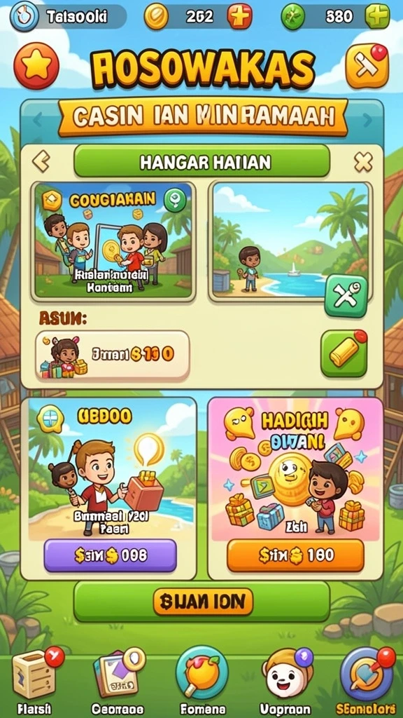 Varian level yang menawarkan tantangan berbeda.