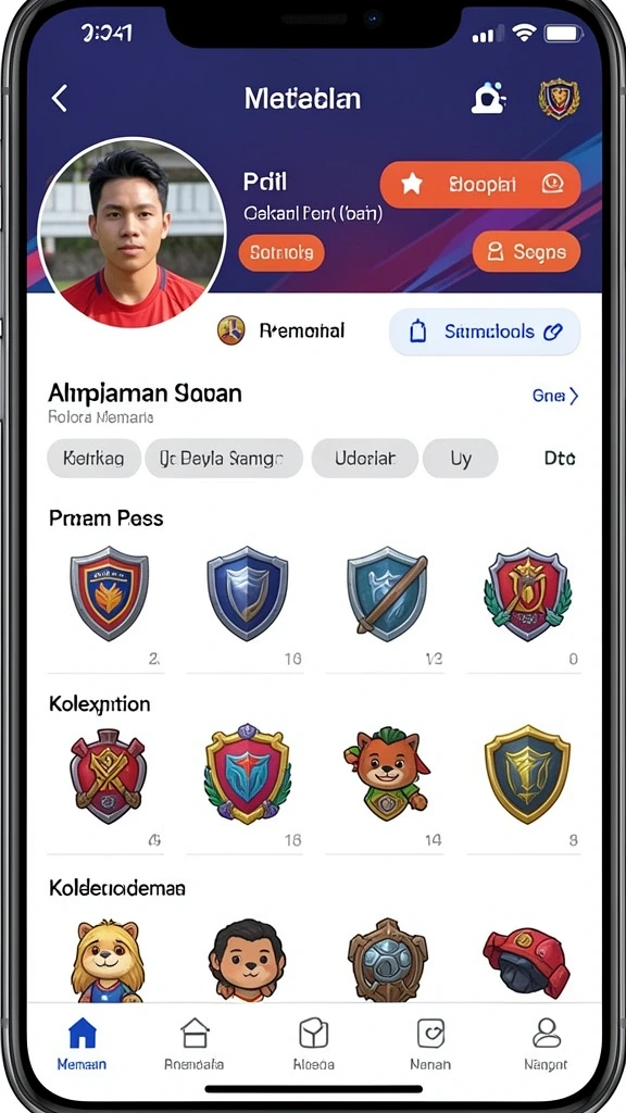 Tampilan antarmuka pengguna yang menarik dan mudah dinavigasi.