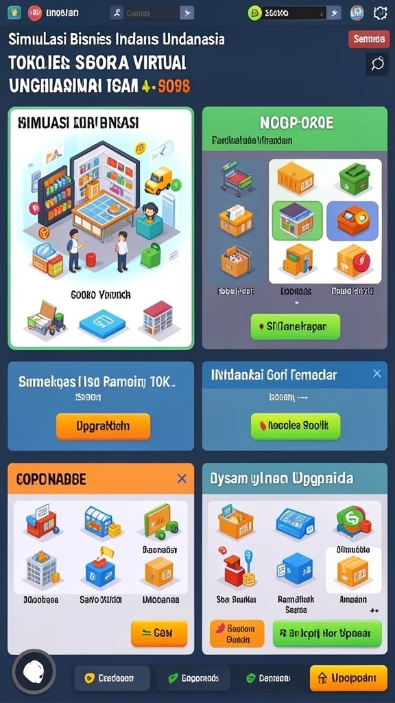 Level permainan yang menantang dan seru.