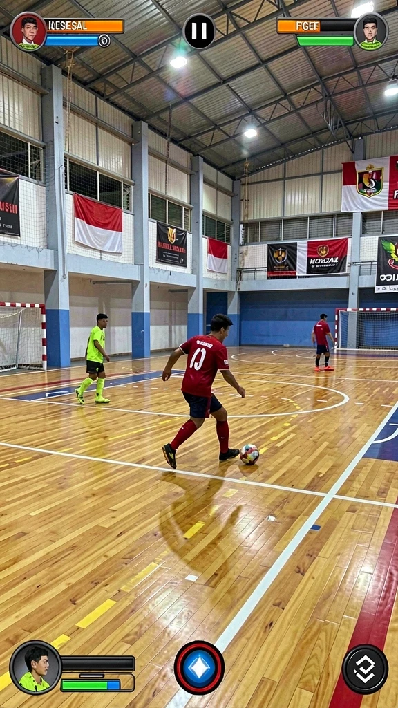 Tampilan grafis yang menakjubkan saat menjelajahi dunia.