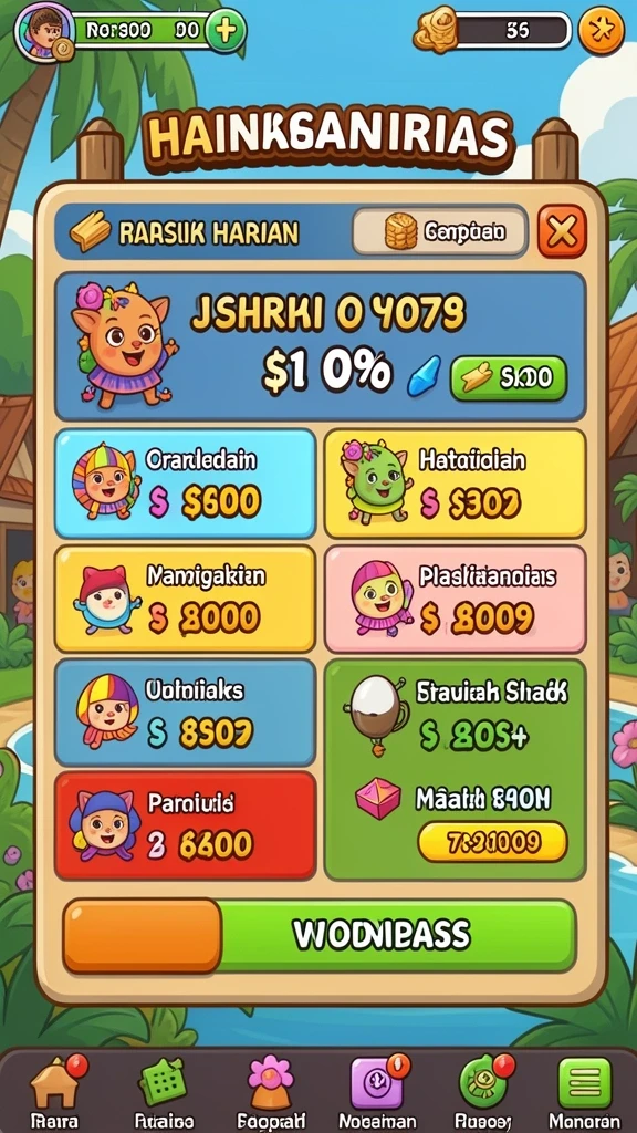 Karakter yang beragam dan unik untuk dijelajahi.