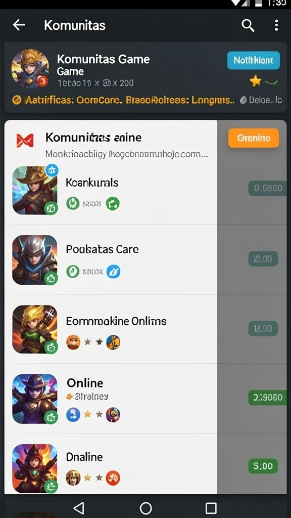 Tampilan antarmuka yang menarik dan user-friendly.