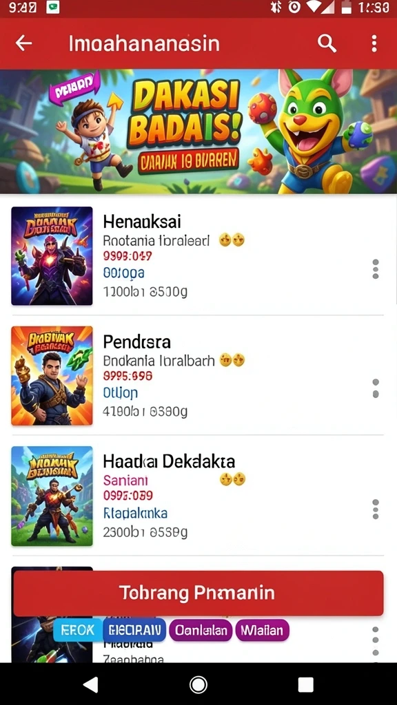 Berbagai jenis permainan judi yang menghibur.