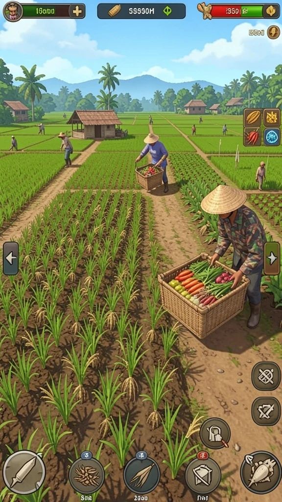 Screenshot kedua memperlihatkan karakter unik dalam permainan yang siap beraksi.