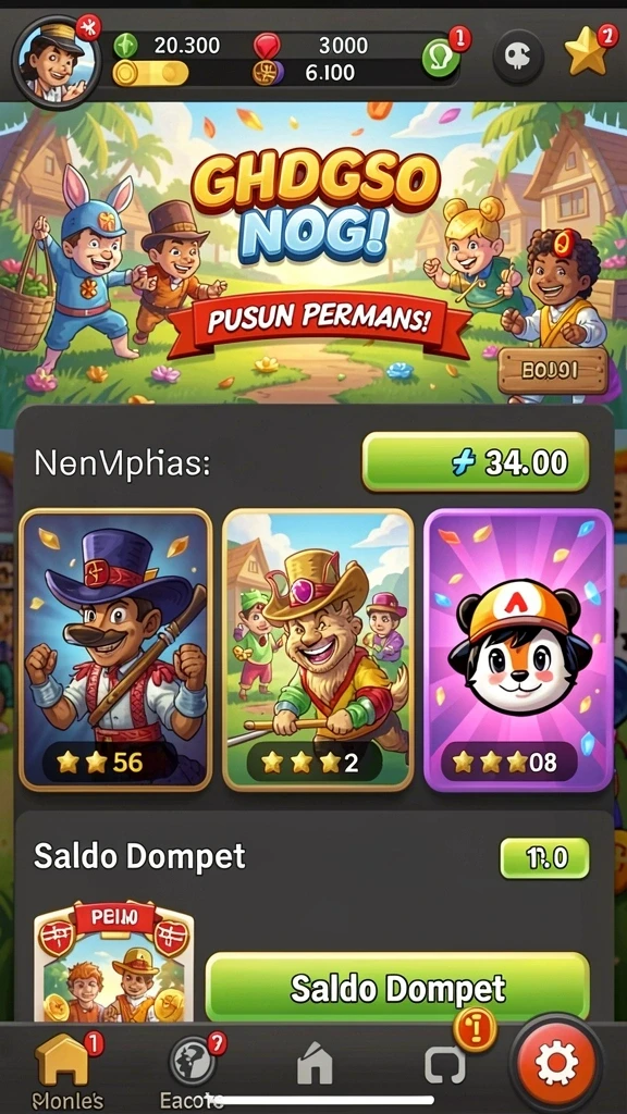 Fitur komunitas yang memungkinkan interaksi antar pemain.