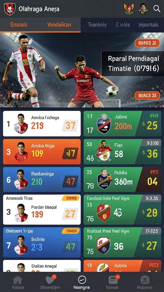 Tampilan antarmuka aplikasi yang menarik.