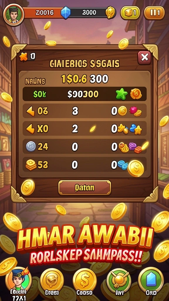 Screenshot ini menampilkan salah satu level menantang dalam ZK7.