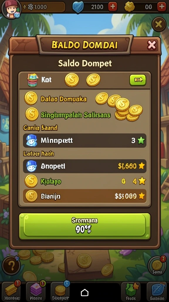 Screenshot menunjukkan momen pertarungan seru di dalam game.